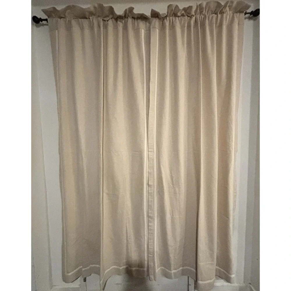Set of 2 Croscill Classics Curtains Panels  Beige 41